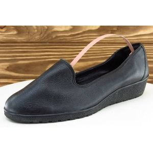 Flexi Size 6.5 M Black Almond Toe flats Leather‎ Women